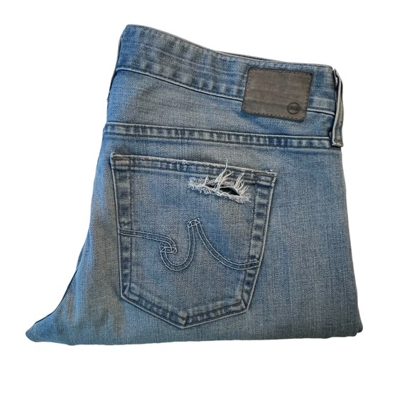 AG Nikki relaxed skinny distressed jeans 28 - Picture 11 of 11